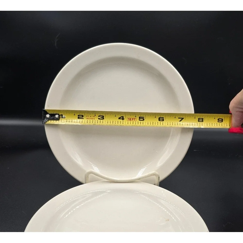 Buffalo China 9810A White Salad Bread Dessert Plate 8